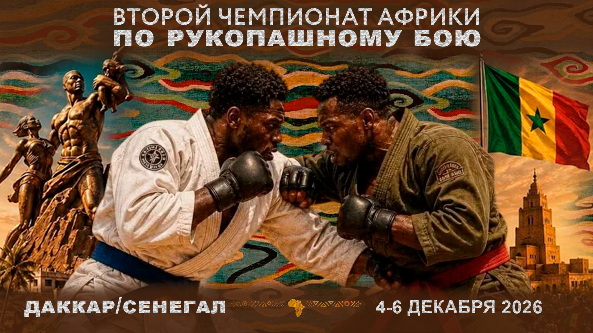 Чемпионат Африки по рукопашному бою 2026, Даккар, Сенегал